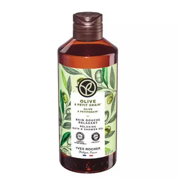 Гель для душа и ванны, Олива и Петитгрейн, 400 мл Yves Rocher