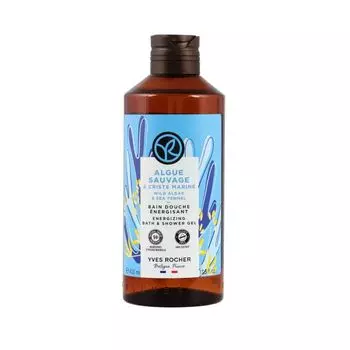 Гель для душа и ванны с дикими водорослями и морским фенхелем, тонизирующий Yves Rocher, 400 мл