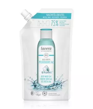 Гель для душа lavera Nachfllbeutel basis sensitiv Pflegedusche 2in1, 500 ml