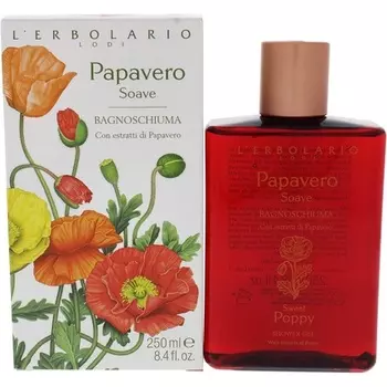 Гель для душа Lerbolario Sweet Poppy для женщин, 8,4 унции L'Erbolario