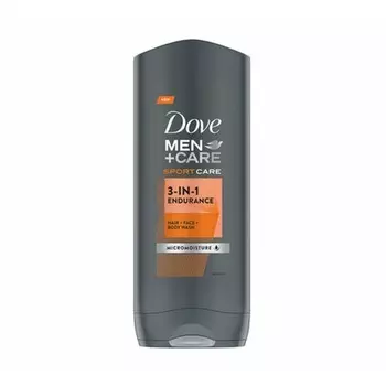 Гель для душа Men+Care Sport Care 3-в-1 Endurance, 400 мл, Dove