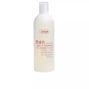 Гель для душа Men gel de ducha y champ red cedar Ziaja, 400 мл.
