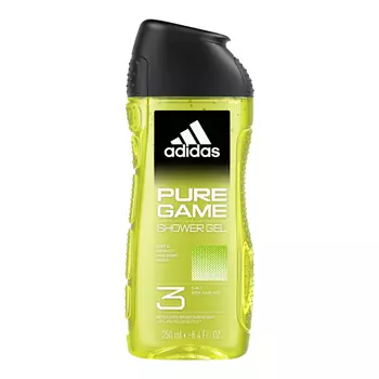 Гель для душа мужской, 250 мл Adidas Pure game