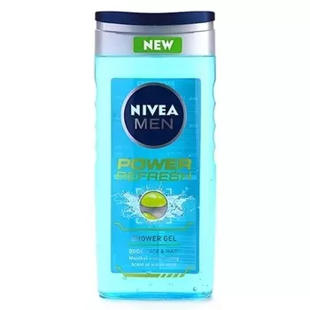 Гель для душа Nivea Men Power Refresh 250 мл, 8,4 жидких унций