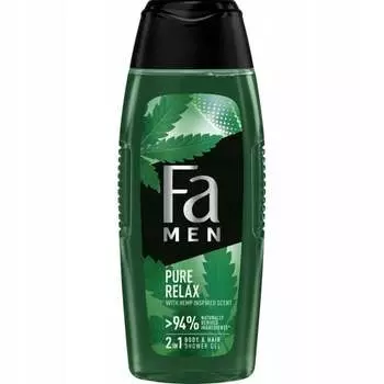 Гель для душа Pure Hemp / Pure Refresh 2в1 400мл Fa MEN