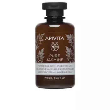 Гель для душа Pure jasmine gel de bao con aceite esencial de jazmn y aceite de propleo Apivita, 250 мл.