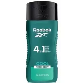 Гель для душа Reebok 4в1 Cool Your Body 400 мл Уход за телом для мужчин
