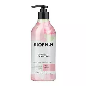 Гель для душа «Розовая вода» 400мл Botanical Shower Gel, Biophen