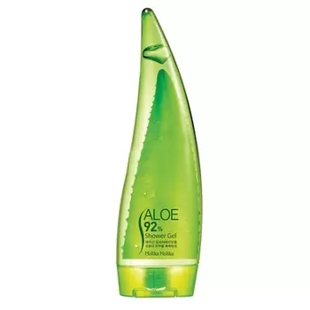Гель для душа с алоэ 92%, 8,5 унций, Holika Holika