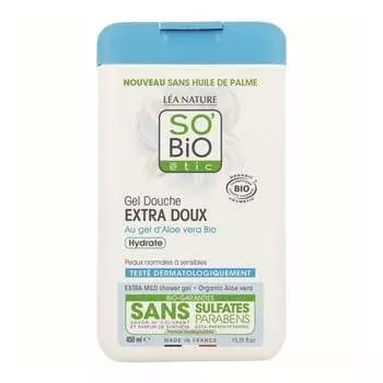 Гель для душа с алоэ без сульфатов, 450 мл So Bio, So Bio etic