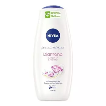 Гель для душа с бриллиантами и аргановым маслом Nivea, 500 мл