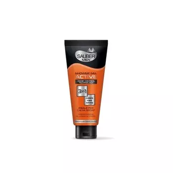 Гель для душа Sauber Active 200 мл, Clean