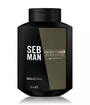 Гель для душа SEB MAN The Multitasker Hair, Beard & Body Wash with Guarana, 250 ml