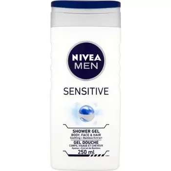 Гель для душа Sensitive без запаха 250мл, Nivea