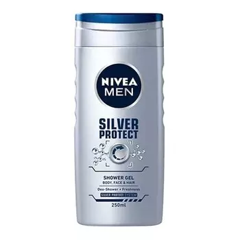 Гель для душа Silver Protect 250мл, Nivea