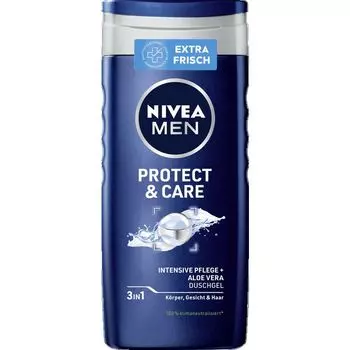 Гель для душа Защита и уход NIVEA, 250 ml