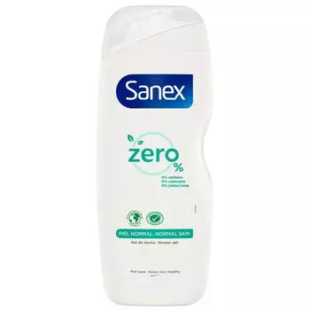 Гель для душа Zero % Gel de Ducha Piel Normal Sanex, 1 ud.