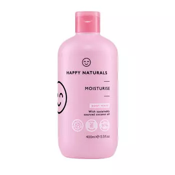 Гель для мытья тела Happy Naturals Moisturising, 400 мл