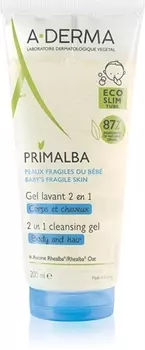 Гель для мытья тела и волос для детей A-Derma Primalba Baby, 200 ml