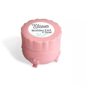 Гель для наращивания гелевых ногтей, прозрачный, 8 мл Elisium, Builder gel