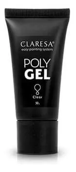 Гель для наращивания ногтей 01 Clear, 30 г Claresa, Poly Gel