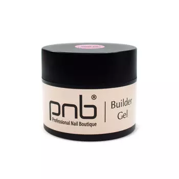 Гель для наращивания ногтей УФ/светодиодный Cosmo Rose, 50 мл Pnb Builder gel, цвет cosmo rose