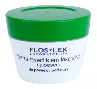 Гель для области вокруг глаз с очанкой и алоэ вера FlosLek Laboratorium Eye Care