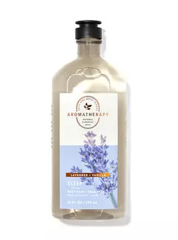 Гель для тела и пена для ванны Lavender Vanilla, 10 fl oz / 295 mL, Bath and Body Works