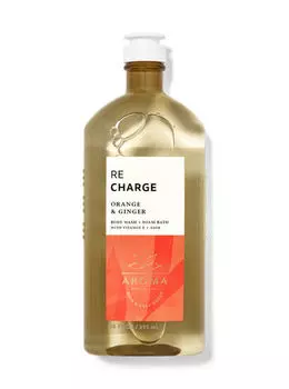 Гель для тела и пена для ванны Orange Ginger, 10 fl oz / 295 mL, Bath and Body Works