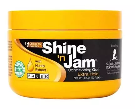 Гель для укладки экстра фиксации Shine'n jam, 113,5 г Ampro