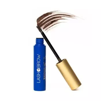 Гель для укладки бровей светло-коричневый, 10 мл Lash Brow Brows me up lamination effect gel, цвет light brown