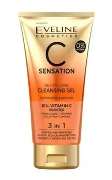 Гель для умывания eveline c Sensation 150мл для комбинированной и жирной кожи Inne