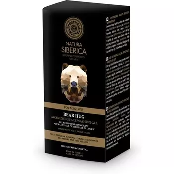 Гель для умывания лица Bear Hug Awakening для мужчин 150 мл, Natura Siberica