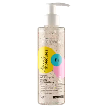 Гель для умывания лица молекулярный ниацинамид Bielenda Beauty Molecules B5, 195 гр