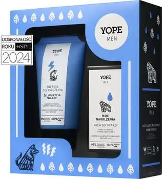 Гель для умывания лица Yope Men Wood 150 мл + Увлажняющий крем Men Wood 50 мл