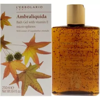 Гель для ванн Lerbolario Ambraliquida с микросферами витамина Е для унисекс, 8,4 унции L'Erbolario