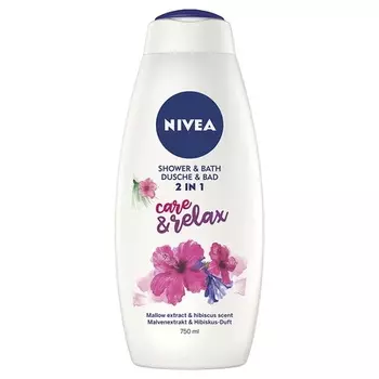 Гель для ванны и душа 2в1 Care & Relax 750 мл, Nivea
