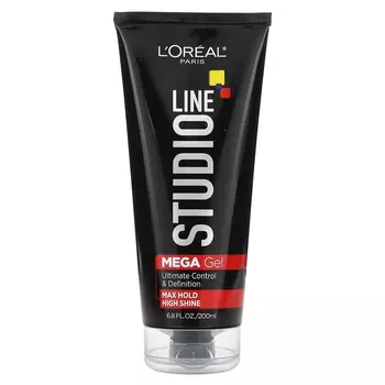 Гель для волос L'Oral Studio Line Mega Gel максимальный контроль и четкость, 200 мл