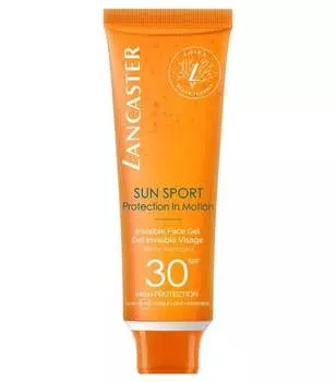 Гель для загара для лица SPF 30, 50 мл Lancaster, Sun Sport Invisible Face