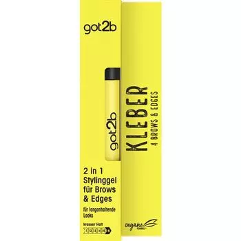 Гель-клей для укладки 2 в 1, 4 брови и края got2b, 16 ml