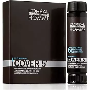 Гель-краска для волос L'Oreal Professionnel Homme для мужчин (4) коричневый 50 мл