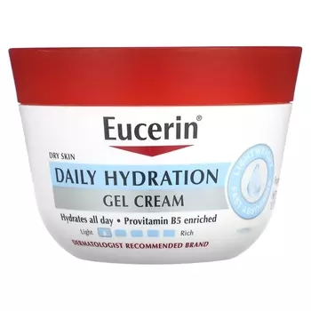 Гель-крем Daily Hydration без ароматизаторов, 12 унций (340 г) Eucerin
