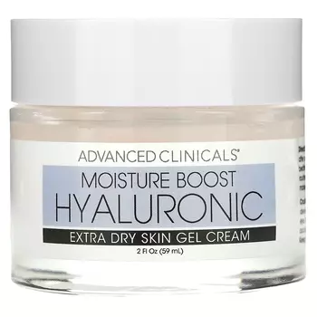 Гель-крем гиалуроновый Advanced Clinicals Moisture Boost для особо сухой кожи, 59 мл