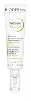 Гель-крем от прыщей против несовершенств кожи Bioderma Sbium Kerato+