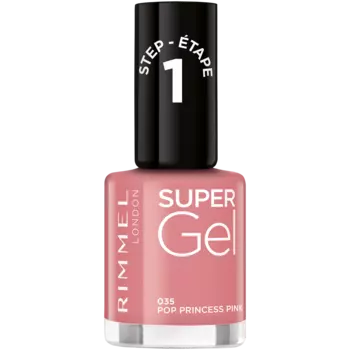 Гель-лак для ногтей 035 поп принцесса розовый Rimmel Super Gel Nudes, 12 мл