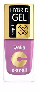 Гель лак для ногтей Delia Cosmetics Coral Nail Enamel Hybrid Gel, оттенок 05 11 мл