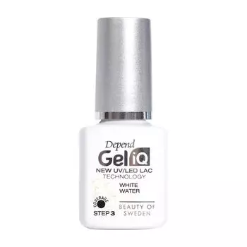 Гель-Лак для ногтей Gel iq uv/led Depend, цвет white water, 5 мл