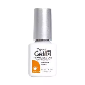 Гель-Лак для ногтей Gel iq uv/led Depend, цвет orange vibes, 5 мл