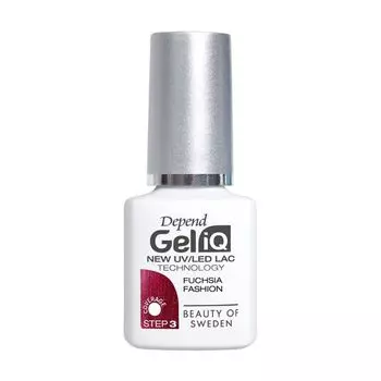 Гель-Лак для ногтей Gel iq uv/led Depend, цвет fuchsia fashion, 5 мл