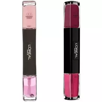 Гель-лак для ногтей Infallible Duo 05 Irresistible Bonbon + 21 Always A Lady — упаковка из 2 шт., L'Oreal